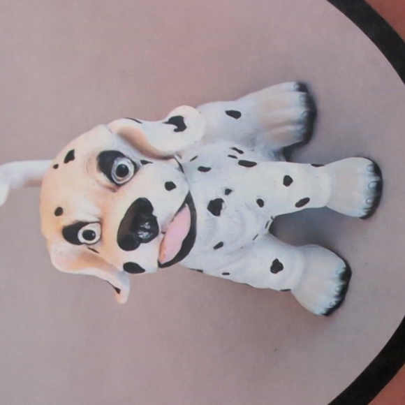 Vintage Y2K Dalmatian Dog Table Lamp with Polka Dot Shade NIP - Picture 10 of 11